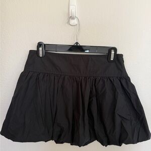 Aritzia Sunday Best Black Mini Bubble Skirt 2 Tennis Preppy